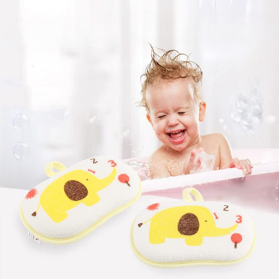 Eponge de Bain - CartoonBathSpong™ - Elephant Jaune