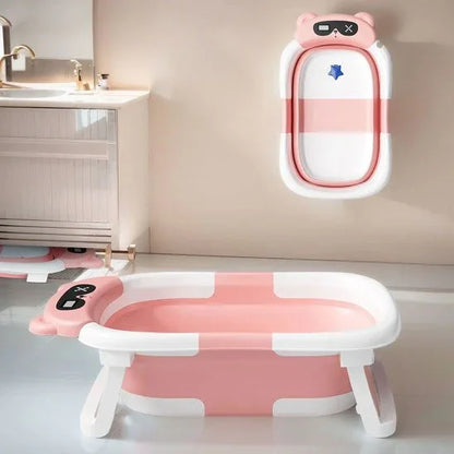 Baignoire Bébé pliable avec accessoires - Les merveilles de ninie