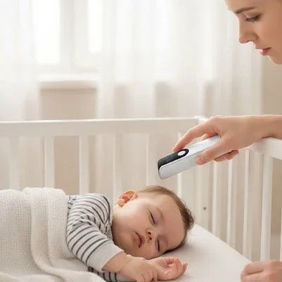 Thermomètre frontal bébé| Sans contact - Les merveilles de ninie