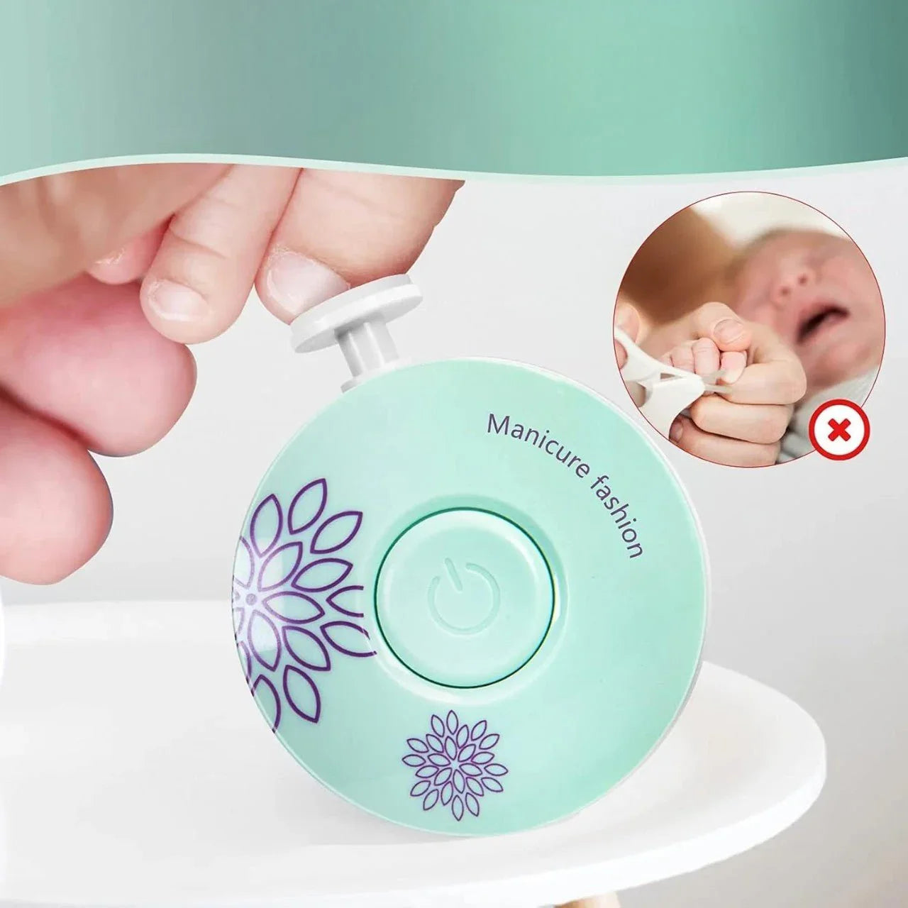 COUPE ONGLE POUR BEBE - SoftClipper™ - Vert - Les merveilles de ninie