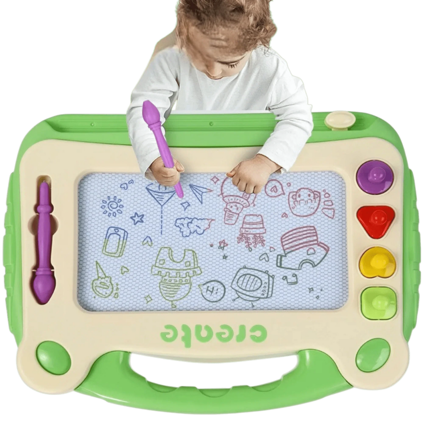 Planche à dessin magnétique couleur - Les merveilles de ninie