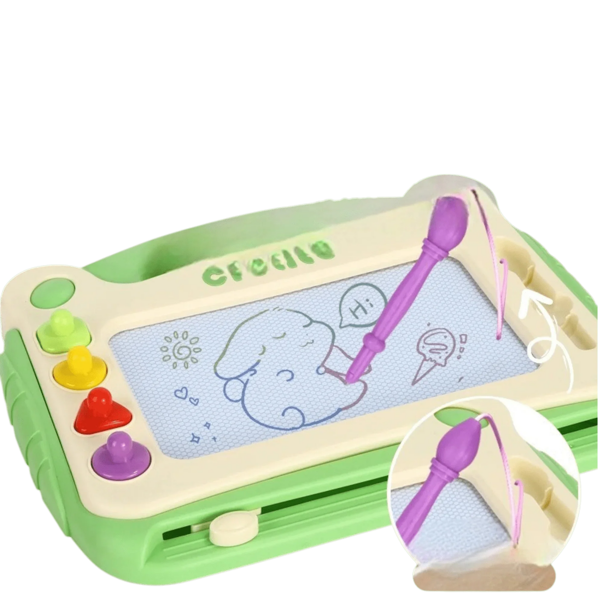 Planche à dessin magnétique couleur - Les merveilles de ninie